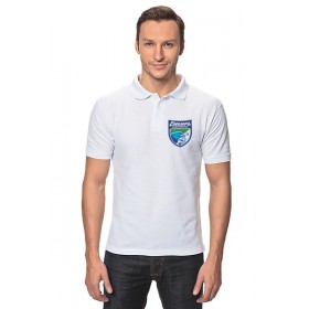 classic_polo_shirt с принтом ФК Сибирь в Петрозаводске,  |  | Тематика изображения на принте: 