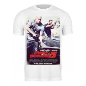 Мужская футболка с принтом Fast Furious / Форсаж в Петрозаводске,  |  | 