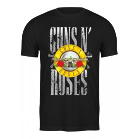 Мужская футболка с принтом Guns n roses в Петрозаводске,  |  | 