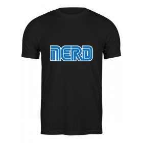 Мужская футболка с принтом Nerd (Sega) в Петрозаводске,  |  | Тематика изображения на принте: 
