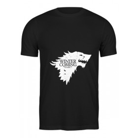 Мужская футболка с принтом House Stark (Game of Thrones) в Петрозаводске,  |  | 
