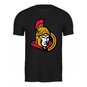 Мужская футболка с принтом Ottawa Senators в Петрозаводске,  |  | Тематика изображения на принте: 