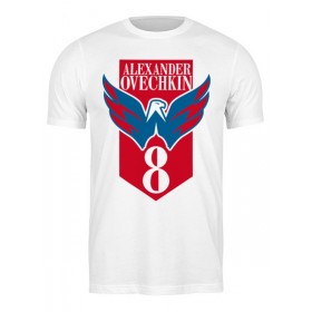 Мужская футболка с принтом Alexander Ovechkin (Washington Capitals) в Петрозаводске,  |  | 