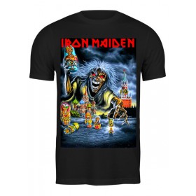 Мужская футболка с принтом Iron Maiden Band в Петрозаводске,  |  | 