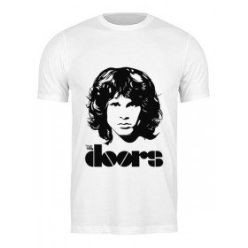 Мужская футболка с принтом The doors (Дорс) в Петрозаводске,  |  | Тематика изображения на принте: 