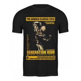 Мужская футболка с принтом Generation Iron / Поколение Железа в Петрозаводске,  |  | 