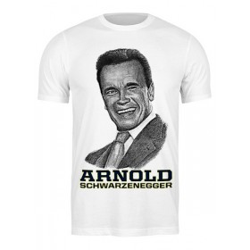 Мужская футболка с принтом Arnold Schwarzenegger в Петрозаводске,  |  | 