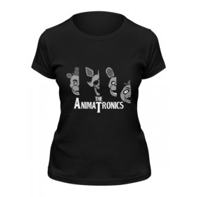 Женская футболка с принтом Animatronics (Пять ночей у Фредди) в Петрозаводске,  |  | 