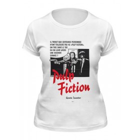 Женская футболка с принтом Pulp Fiction в Петрозаводске,  |  | 