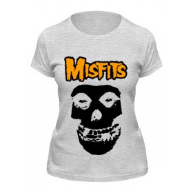 Женская футболка с принтом Misfits в Петрозаводске,  |  | 
