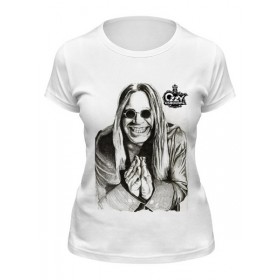 Женская футболка с принтом Ozzy Osbourne в Петрозаводске,  |  | 
