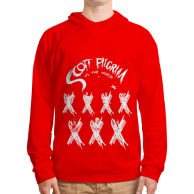 full_print_hoodie с принтом Scott Pilgrim в Петрозаводске, 92% хлопка 8% эластана Плотность: 245 гр/м2 |  | 