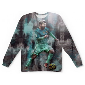 full_print_kids_sweatshirt с принтом Lionel Messi (1) в Петрозаводске,  |  | Тематика изображения на принте: 