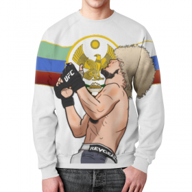 full_print_sweatshirt с принтом UFC Хабиб Нурмагомедов в Петрозаводске,  |  | 