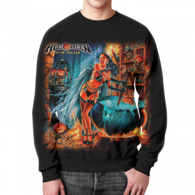 full_print_sweatshirt с принтом Helloween ( rock band ) в Петрозаводске,  |  | 