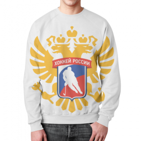 full_print_sweatshirt с принтом Красная машина - Хоккей России в Петрозаводске,  |  | Тематика изображения на принте: 