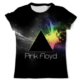 Мужская футболка 3D с принтом Pink Floyd , пинк флойд , музыка в Петрозаводске, Футболка с нанесением полноцветного изображения по всей поверхности может быть выполнена в двух вариантах - ХЛОПОК и СИНТЕТИКА. | Хлопок - ткань из 100% хлопка высшего качества пенье.  <br>Синтетика - ткань с высоким содержанием синтетического волокна (до 80%).  Материал хорошо тянется, имеет приятную на ощупь фактуру | 