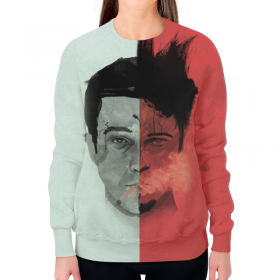 full_print_woman_sweatshirt с принтом Бойцовский Клуб (Fight Club) в Петрозаводске,  |  | 