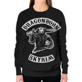 full_print_woman_sweatshirt с принтом Скайрим. Довакин в Петрозаводске,  |  | 