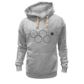 hoodie с принтом Олимпийские кольца в Сочи 2014 в Петрозаводске,  |  | Тематика изображения на принте: 