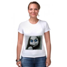 Женская футболка стрэйч с принтом Ozzy Osbourne в Петрозаводске,  |  | 