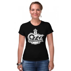Женская футболка стрэйч с принтом Ozzy Osbourne в Петрозаводске,  |  | 