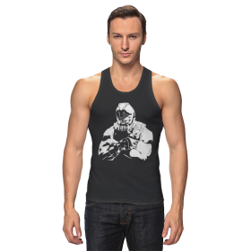 tanktop с принтом Bane - Dark Knight в Петрозаводске,  |  | 