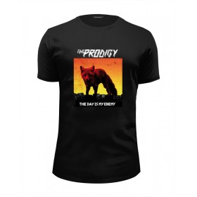 Мужская футболка Premium с принтом The Prodigy в Петрозаводске, Белый, черный, серый меланж, голубой: 100% хлопок, плотность 160 гр. Остальные цвета: 92% хлопок, 8% лайкра, плотность 170-180гр. |  | 