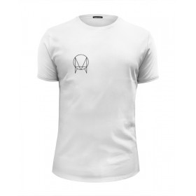 Мужская футболка Premium с принтом OWSLA T-Shirt JadeFuture White в Петрозаводске, Белый, черный, серый меланж, голубой: 100% хлопок, плотность 160 гр. Остальные цвета: 92% хлопок, 8% лайкра, плотность 170-180гр. |  | 