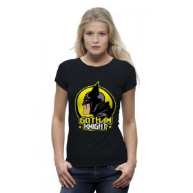 Женская футболка Premium с принтом Бэтмен (Рыцарь Готэма) в Петрозаводске,  |  | 