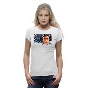 Женская футболка Premium с принтом Владимир Высоцкий в Петрозаводске,  |  | 