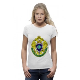 Женская футболка Premium с принтом Пограничная служба в Петрозаводске,  |  | 