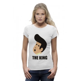 Женская футболка Premium с принтом Элвис Пресли (Elvis Presley) в Петрозаводске,  |  | 