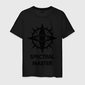 Мужская футболка хлопок с принтом Dark Elf Mage - Spectral Master в Петрозаводске, 100% хлопок | прямой крой, круглый вырез горловины, длина до линии бедер, слегка спущенное плечо. | 