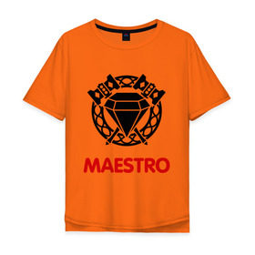 Мужская футболка хлопок Oversize с принтом Dwarf Fighter - Maestro в Петрозаводске, 100% хлопок | свободный крой, круглый ворот, “спинка” длиннее передней части | Тематика изображения на принте: line age | lineage | линейка | маэстро