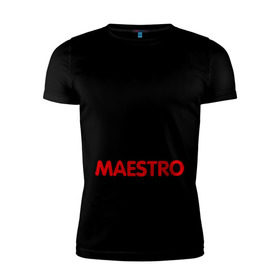 Мужская футболка премиум с принтом Dwarf Fighter - Maestro в Петрозаводске, 92% хлопок, 8% лайкра | приталенный силуэт, круглый вырез ворота, длина до линии бедра, короткий рукав | line age | lineage | линейка | маэстро