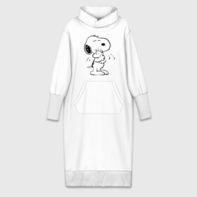 Платье удлиненное хлопок с принтом Snoopy в Петрозаводске,  |  | snoopy | сгупи