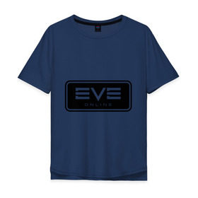 Мужская футболка хлопок Oversize с принтом EVE online в Петрозаводске, 100% хлопок | свободный крой, круглый ворот, “спинка” длиннее передней части | Тематика изображения на принте: ив | игра | компьютерная