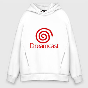 Мужское худи Oversize хлопок с принтом Dreamcast в Петрозаводске, френч-терри — 70% хлопок, 30% полиэстер. Мягкий теплый начес внутри —100% хлопок | боковые карманы, эластичные манжеты и нижняя кромка, капюшон на магнитной кнопке | dreamcast | sega | видеоигры | приставки | сега