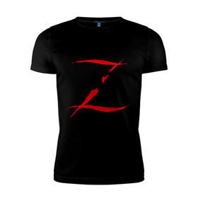 Мужская футболка премиум с принтом Zorro в Петрозаводске, 92% хлопок, 8% лайкра | приталенный силуэт, круглый вырез ворота, длина до линии бедра, короткий рукав | zorro | зорро