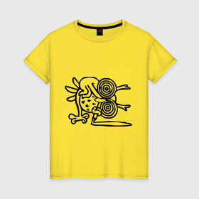 Женская футболка хлопок с принтом Сова на фоксе в Петрозаводске, 100% хлопок | прямой крой, круглый вырез горловины, длина до линии бедер, слегка спущенное плечо | сова
