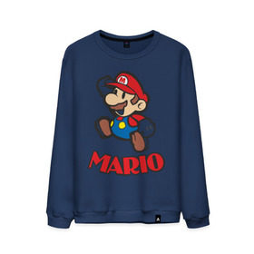 Мужской свитшот хлопок с принтом Super Mario (3) в Петрозаводске, 100% хлопок |  | nintendo | марио | нинтендо