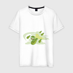 Мужская футболка хлопок с принтом Happy tree friend (9) в Петрозаводске, 100% хлопок | прямой крой, круглый вырез горловины, длина до линии бедер, слегка спущенное плечо. | Тематика изображения на принте: 