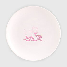 Тарелка 3D с принтом Розовая Пантера (2) в Петрозаводске, фарфор | диаметр - 210 мм
диаметр для нанесения принта - 120 мм | Тематика изображения на принте: pink panther | розовая пантера