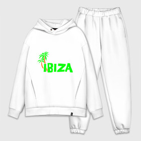 Мужской костюм хлопок OVERSIZE с принтом Ibiza в Петрозаводске,  |  | ibiza | ибица | пальмы | фестиваль