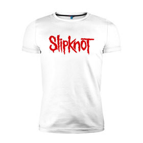 Мужская футболка премиум с принтом Slipknot (1) в Петрозаводске, 92% хлопок, 8% лайкра | приталенный силуэт, круглый вырез ворота, длина до линии бедра, короткий рукав | metall | punk | rock | slipknot | метал | металл | нью метал | панк | панк рок | рок
