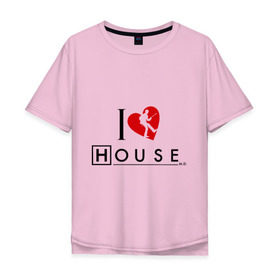 Мужская футболка хлопок Oversize с принтом Доктор Хаус 9 в Петрозаводске, 100% хлопок | свободный крой, круглый ворот, “спинка” длиннее передней части | everybody lies | haus | house | все лгут | доктор | хауз | хаус | хью лори