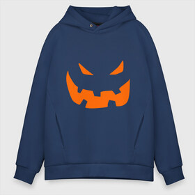 Мужское худи Oversize хлопок с принтом Halloween smile в Петрозаводске, френч-терри — 70% хлопок, 30% полиэстер. Мягкий теплый начес внутри —100% хлопок | боковые карманы, эластичные манжеты и нижняя кромка, капюшон на магнитной кнопке | halloveen | halloven | hallovin | hallowen | halowin | helloveen | helloven | hellovin | hellowen | helowin | день всех святых | халловин | халлоуин | халлувин | халоуин | халувин | халуин | хеллоуин | хелоуин | хелувин | хелуин | хэлловин