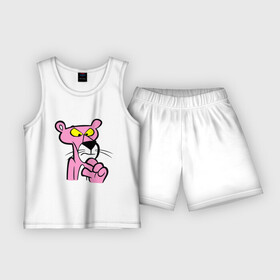 Детская пижама с шортами хлопок с принтом Розовая пантера (3) в Петрозаводске,  |  | pink panther | розовая пантера