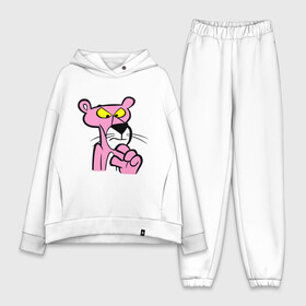 Женский костюм хлопок Oversize с принтом Розовая пантера (3) в Петрозаводске,  |  | pink panther | розовая пантера
